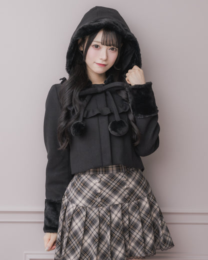 モデル身長：155cm/着用カラー：ブラック