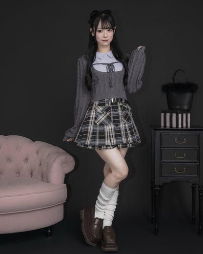 モデル身長：155cm/着用カラー : チャコール