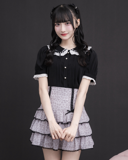 モデル身長：157cm/着用カラー：ブラック