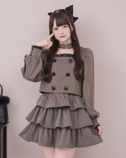 モデル身長：155cm/着用カラー：チャコール