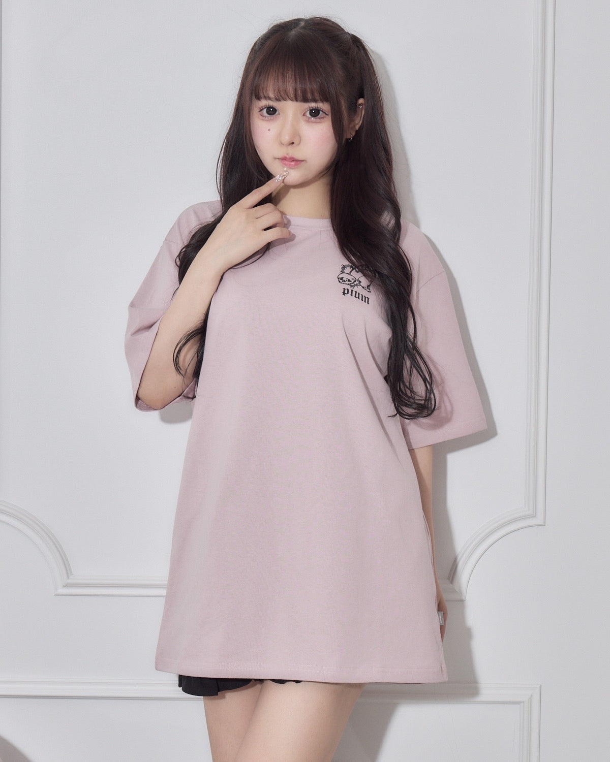 モデル身長:157cm/着用カラー:ピンク