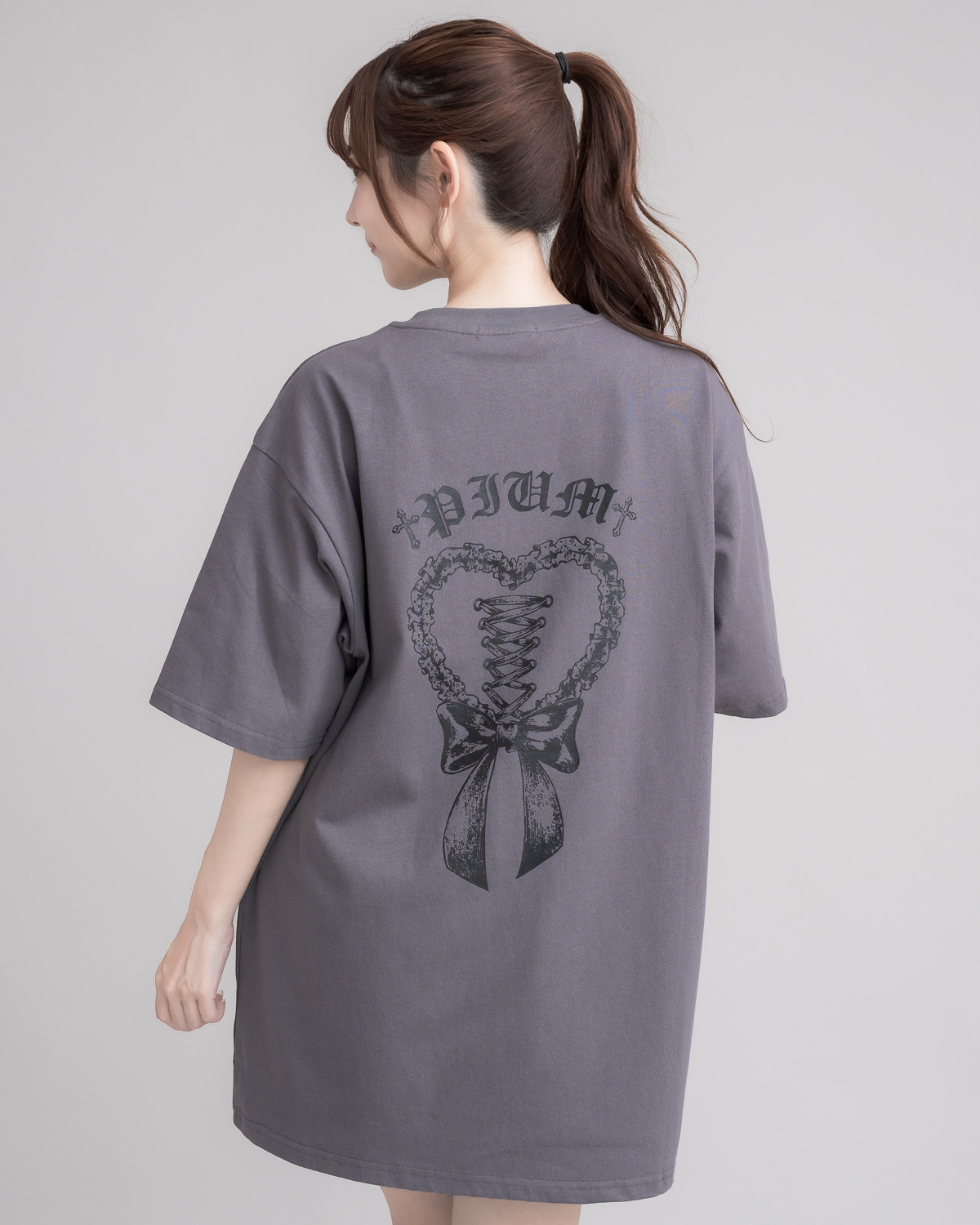 モデル身長:159cm/着用カラー:チャコール