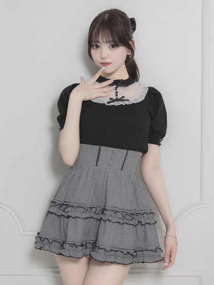 モデル身長：163cm/着用カラー:ブラック