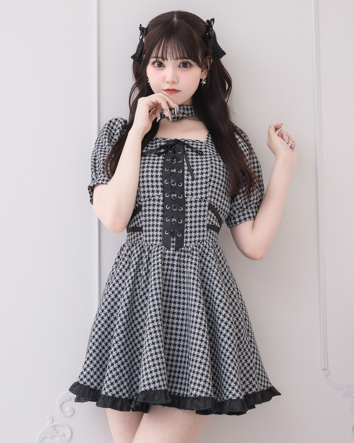 モデル身長:163cm/着用カラー:グレーミックス