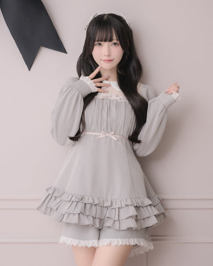 モデル身長：157cm/着用カラー:グレー