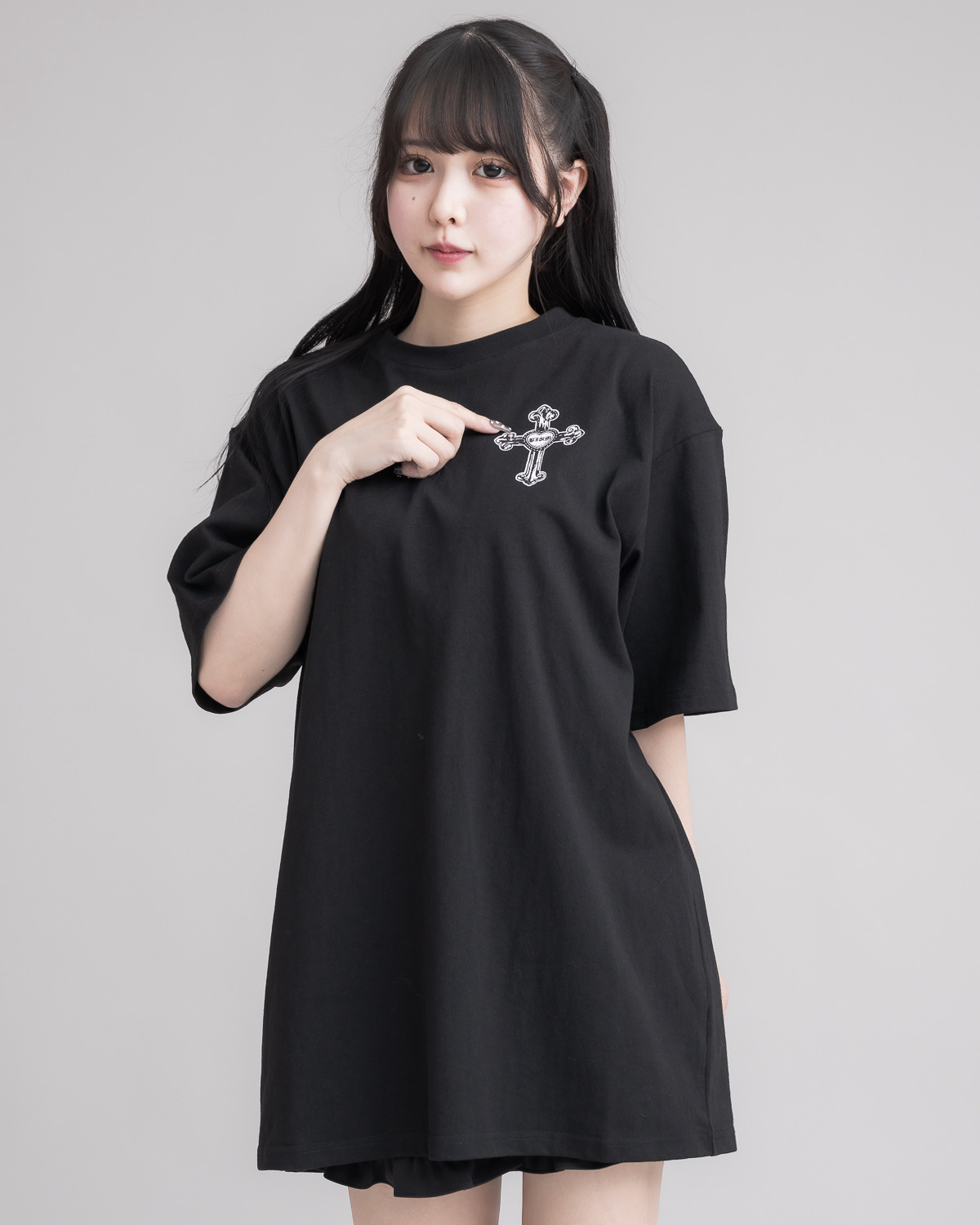 モデル身長:157cm/着用カラー:ブラック