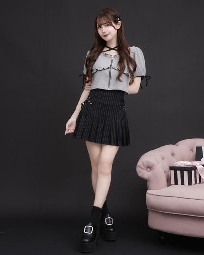モデル身長：159cm/着用カラー: グレー