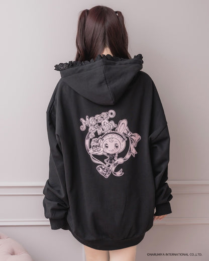 モデル身長：157cm/着用カラー：ブラック　×ピンク