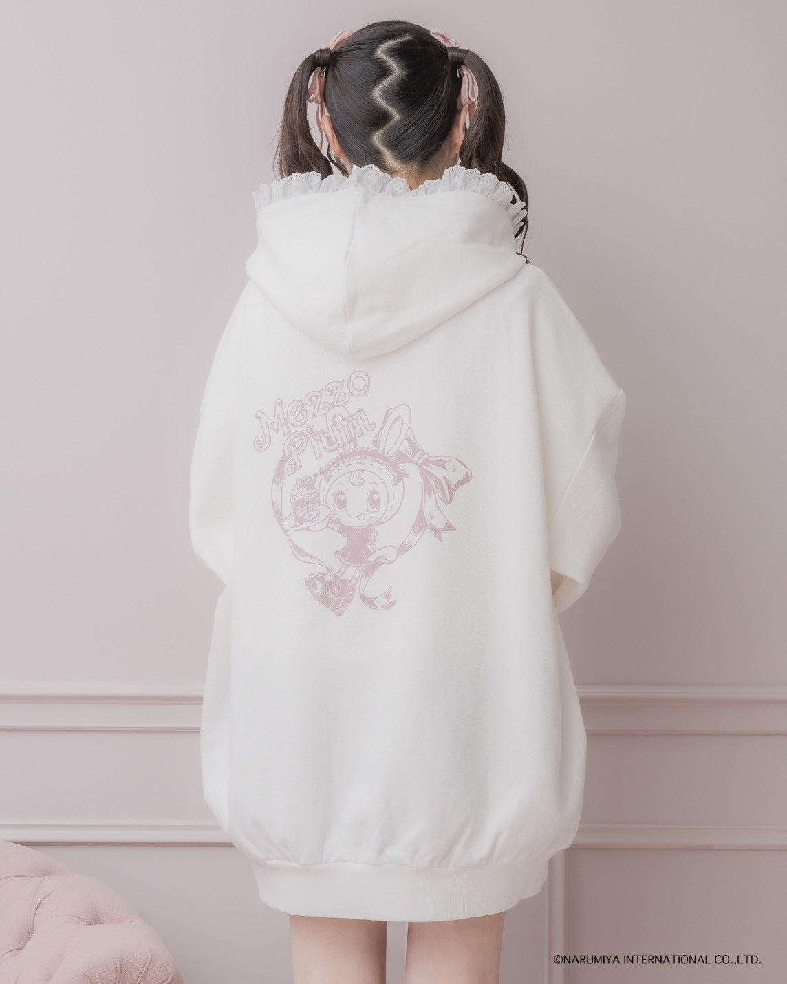 モデル身長：158cm/着用カラー：ホワイト