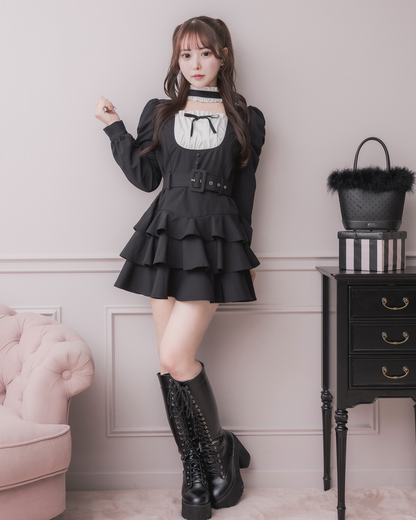 モデル身長：157cm/着用カラー:ブラック