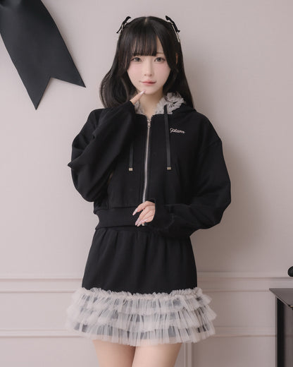 モデル身長：157cm/着用カラー:ブラック