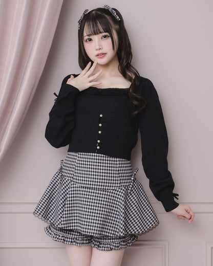 モデル身長：158cm/着用カラー:ブラック