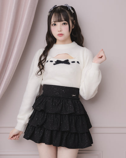 モデル身長：158cm/着用カラー:ブラック