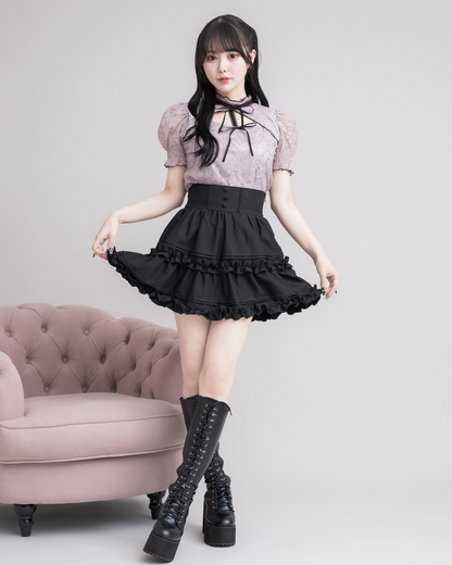 モデル身長：157cm/着用カラー：ブラック