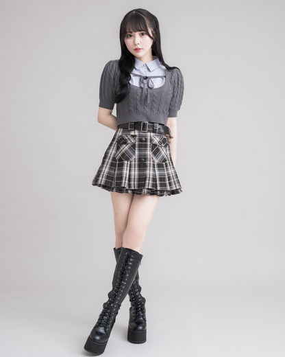 モデル身長：157cm/着用カラー:チャコール