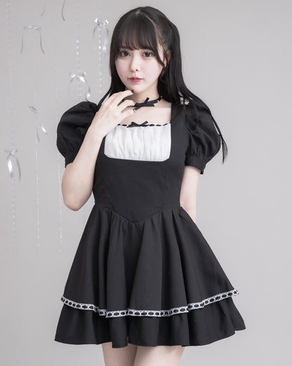 モデル身長：157cm/着用カラー:ブラック