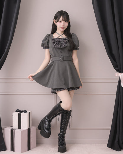 モデル身長：152cm/着用カラー：チャコール