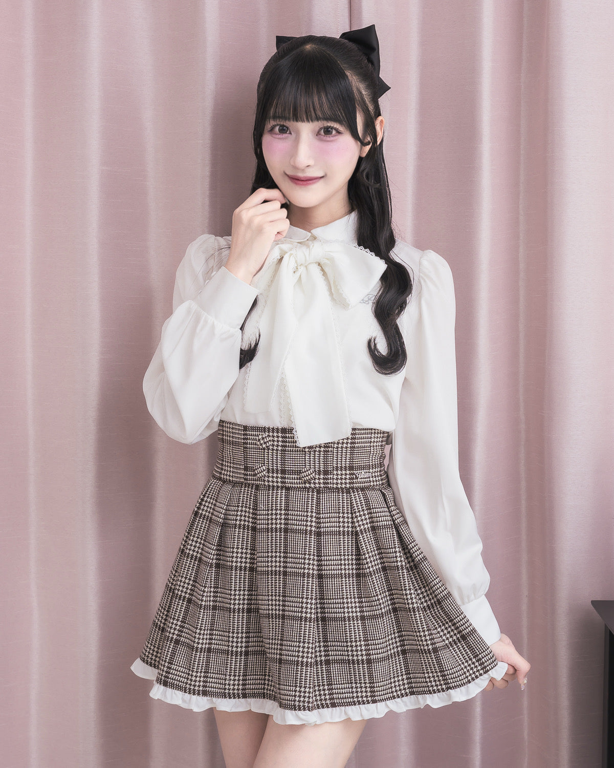 モデル身長：157cm/着用カラー :ホワイト