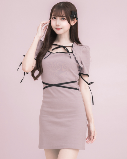 モデル身長：159cm/着用カラー : ピンク