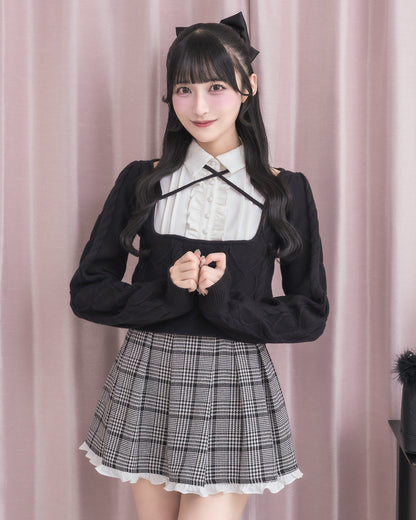 モデル身長：157cm/着用カラー：ブラック