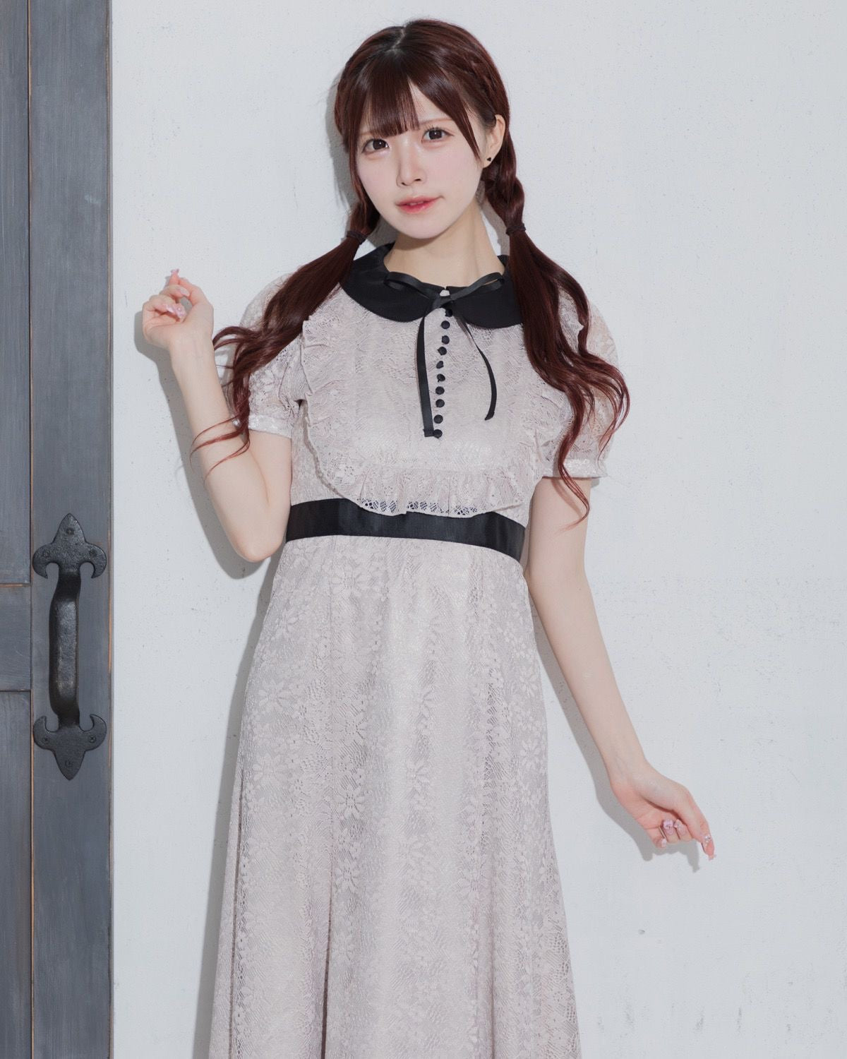 モデル身長:161cm/着用カラー:ピンク