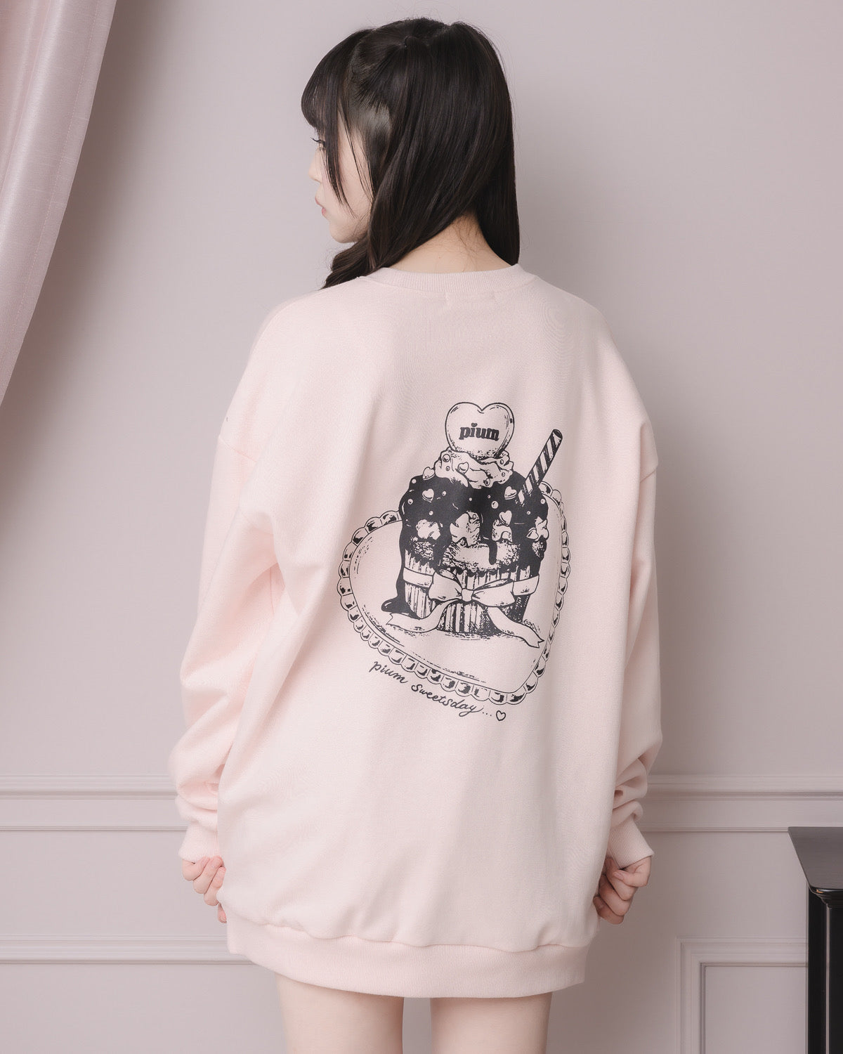 モデル身長：158cm/着用カラー:ピンク