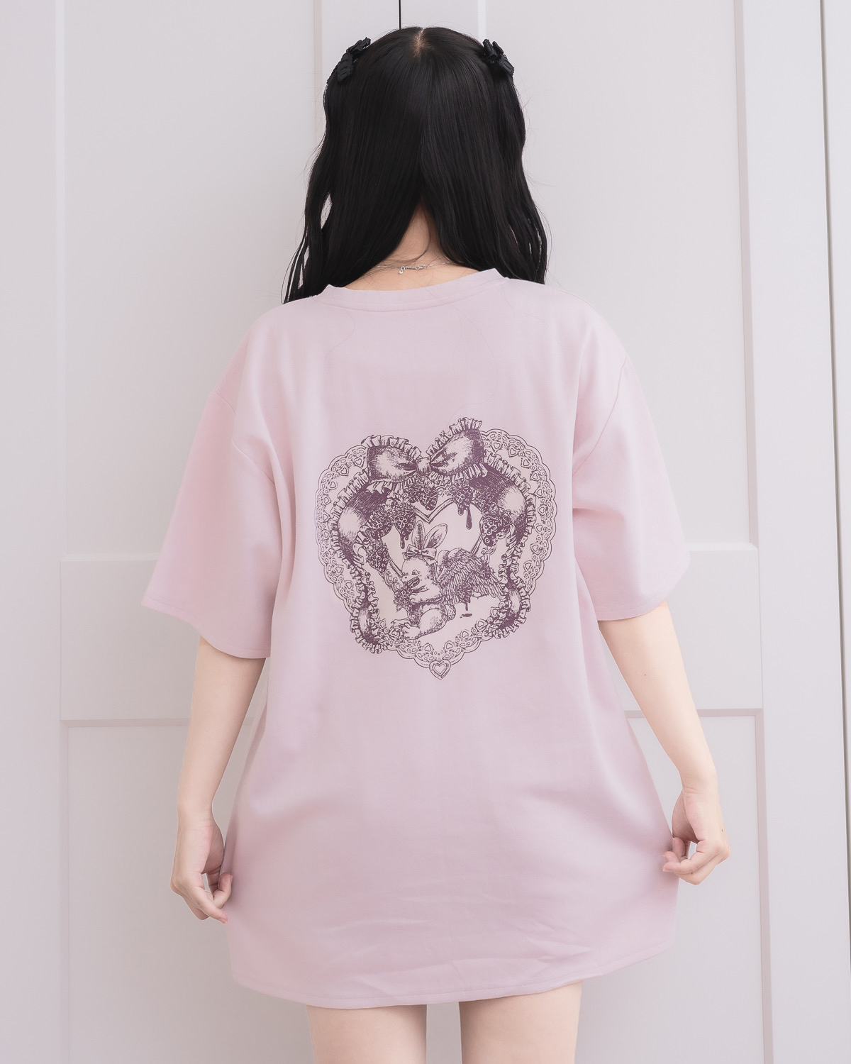 モデル身長:162cm/着用カラー:ピンク×レッド