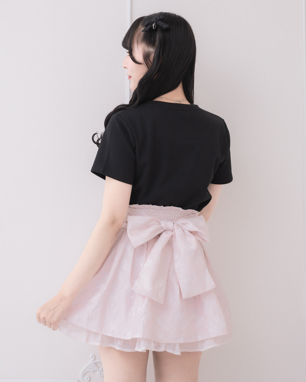 モデル身長:162cm/着用カラー:ピンク