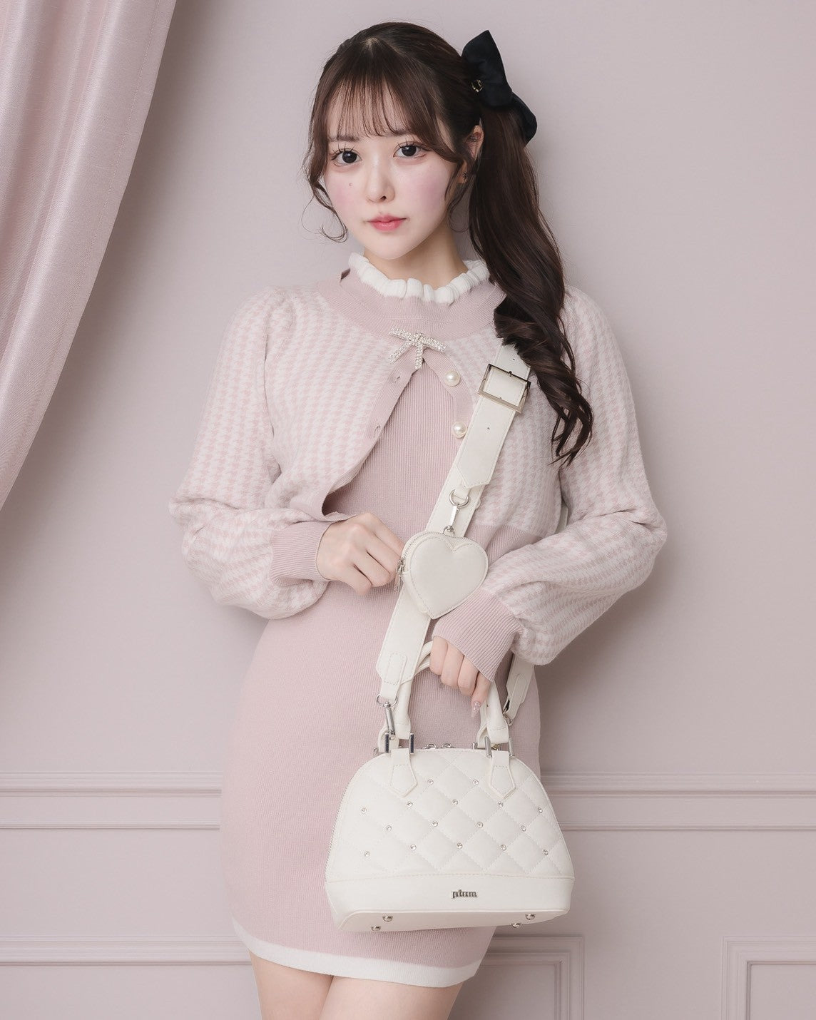 モデル身長：157cm/着用カラー：ホワイト