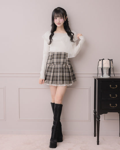 モデル身長：157cm/着用カラー:ホワイト