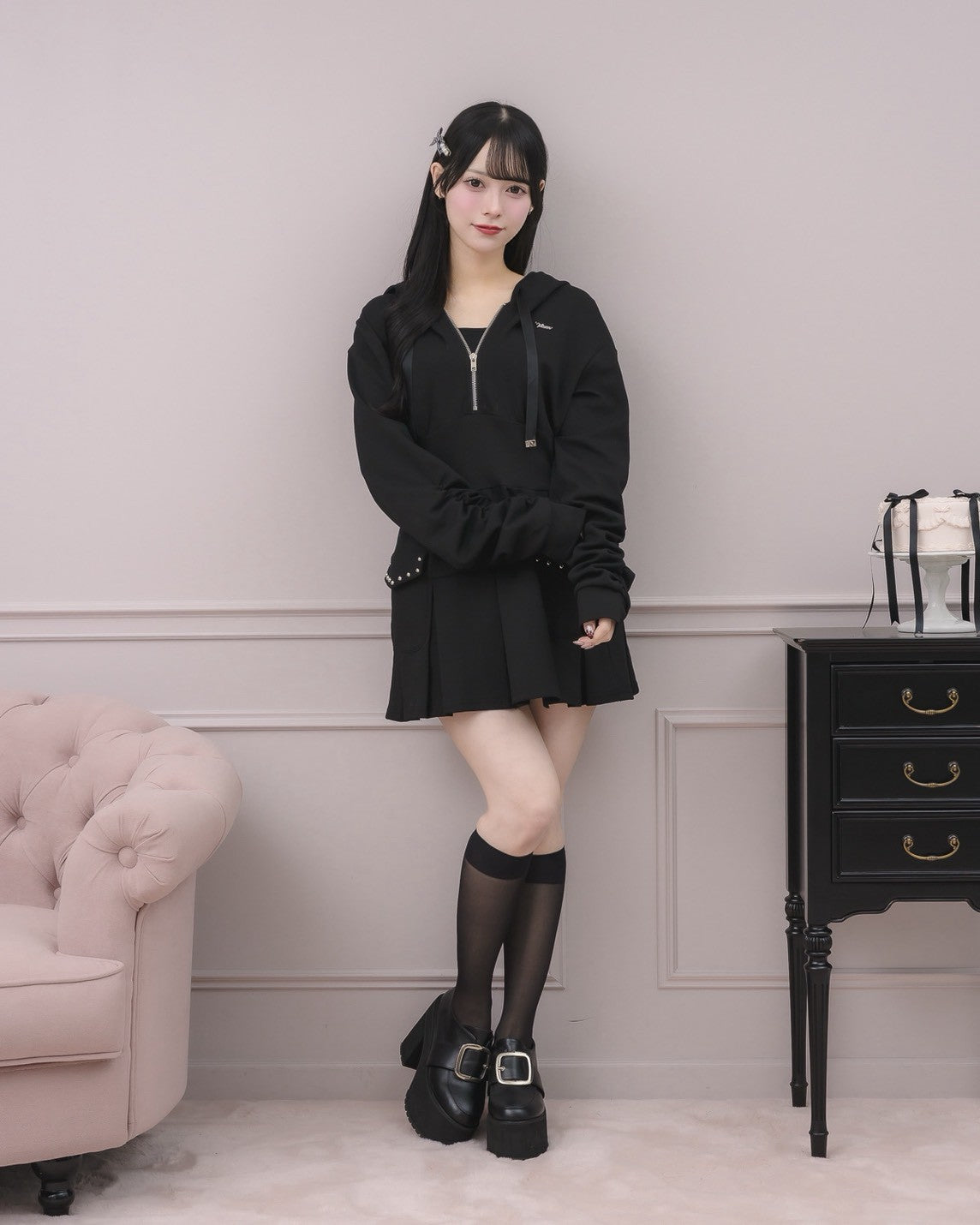 レイヤードプリーツボンディングワンピ – pium