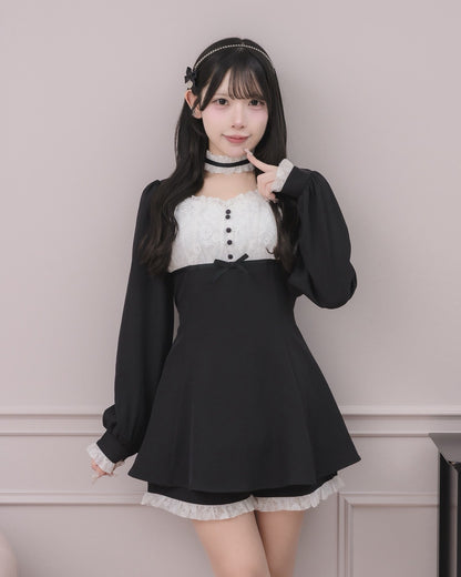 モデル身長：152cm/着用カラー:ブラック