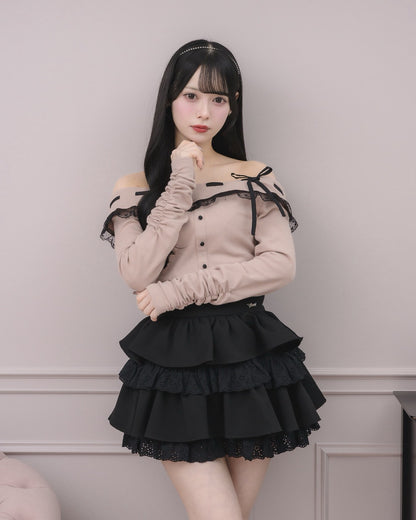 モデル身長：155cm/着用カラー:ブラック