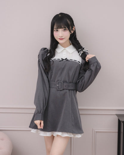 モデル身長：157cm/着用カラー:チャコール