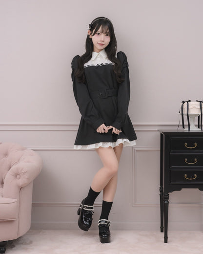 モデル身長：152cm/着用カラー:ブラック