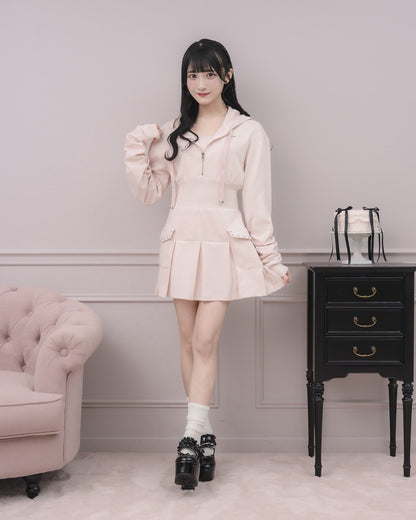 モデル身長：157cm/着用カラー:ピンク