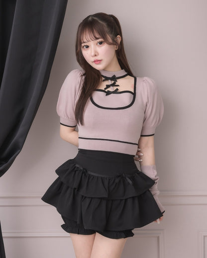 モデル身長：157cm/着用カラー:ブラック