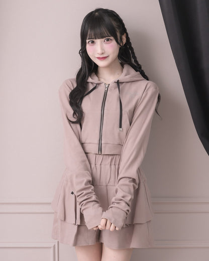 モデル身長:157cm/着用カラー:ピンク