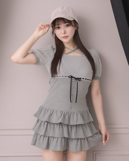 モデル身長：157cm/着用カラー:グレー