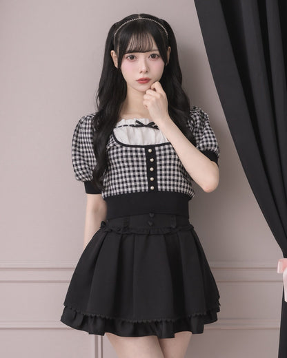 モデル身長：155cm/着用カラー:ブラック