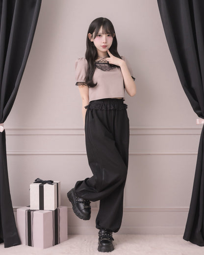 モデル身長：152cm/着用カラー:ピンク×ブラック