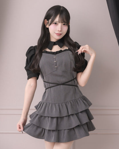 モデル身長：152cm/着用カラー:チャコール