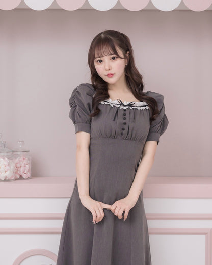 モデル身長：157cm/着用カラー:チャコール