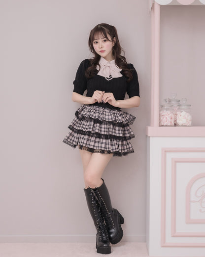 モデル身長：157cm/着用カラー：ブラック