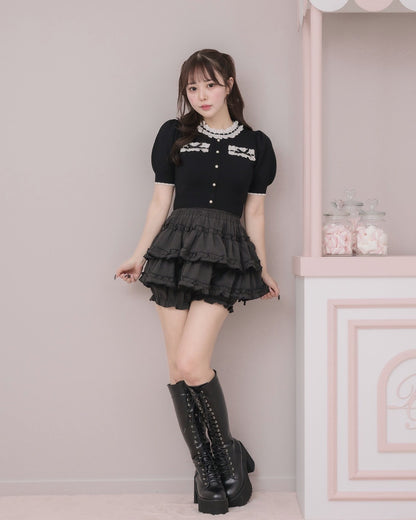モデル身長：157cm/着用カラー：ブラック