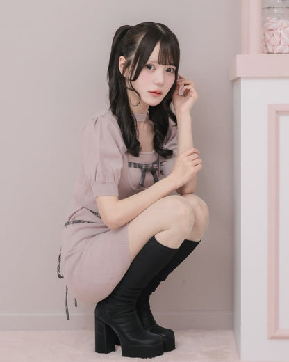 モデル身長：160cm/着用カラー：ピンク