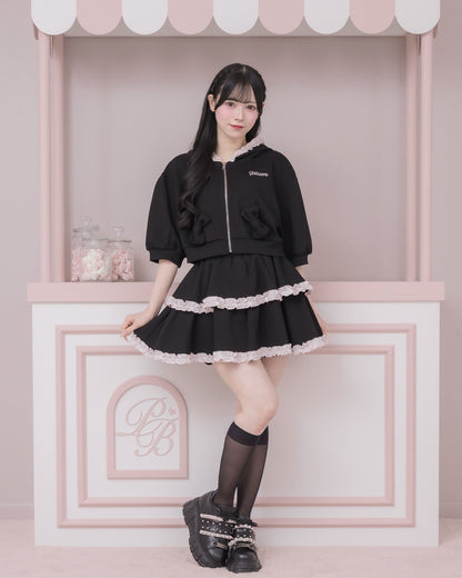 モデル身長：155cm/着用カラー：ブラック