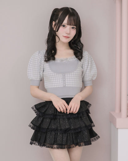 モデル身長：160cm/着用カラー：ブルーグレー
