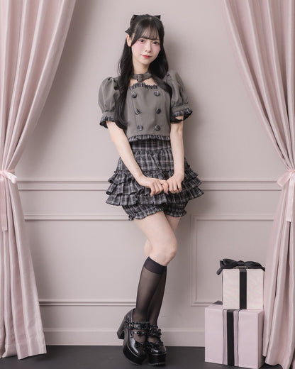 モデル身長：155cm/着用カラー：チャコール