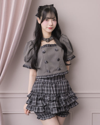 モデル身長：155cm/着用カラー：チャコール